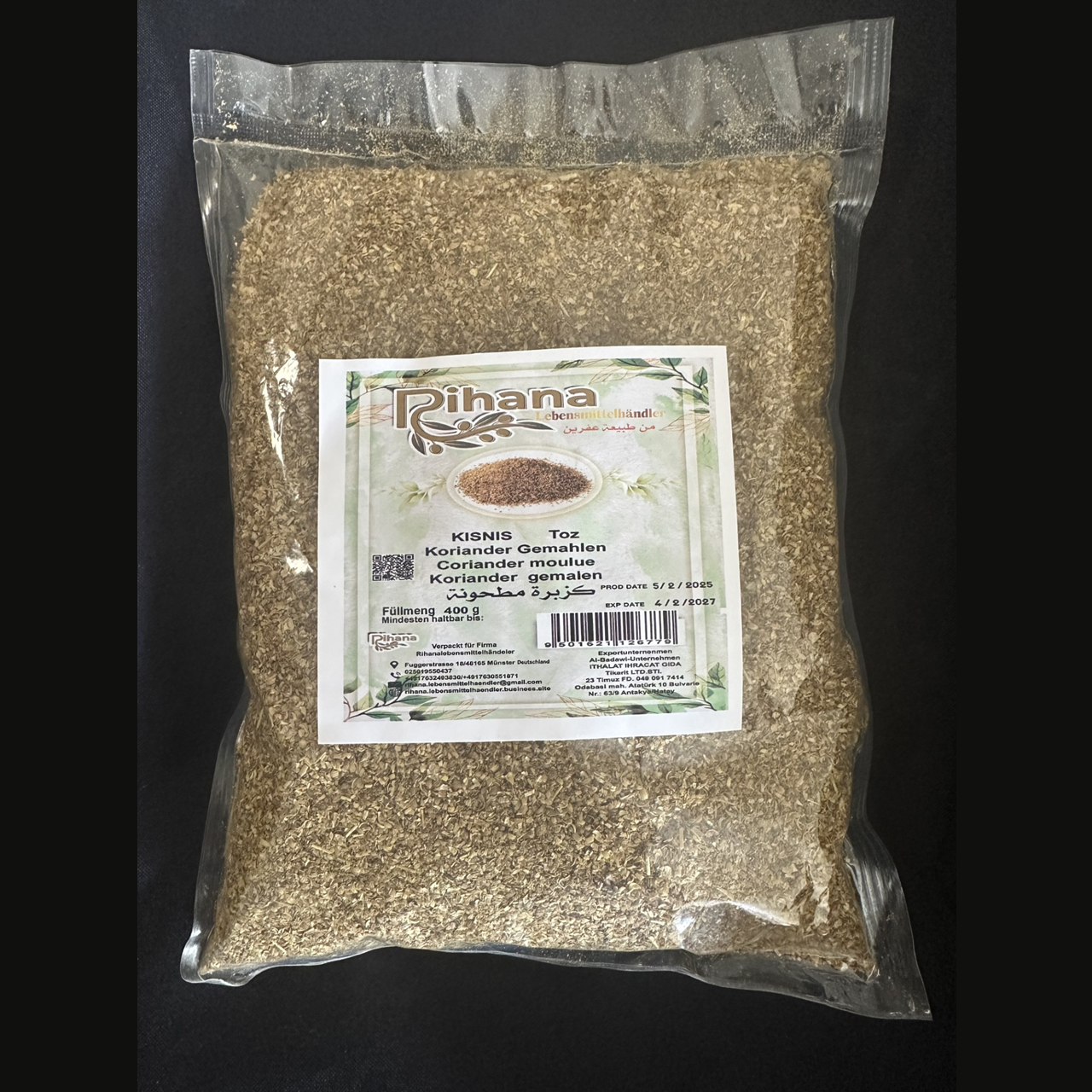 كزبره مطحونه 400g