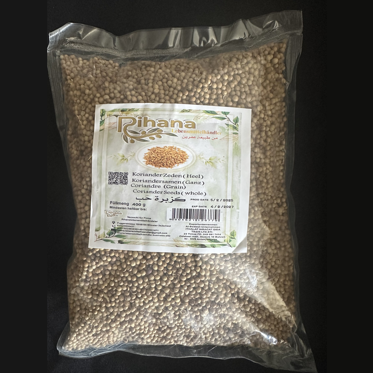 كزبره حب 400g