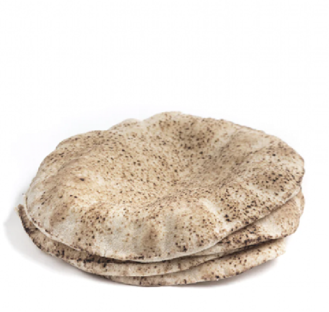 خبز عربي اسمر 5 ارغفه 340g