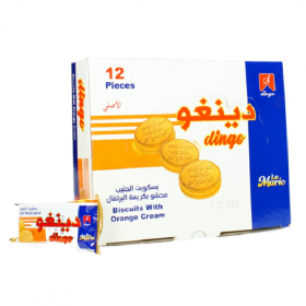 بسكويت دينجو مع كريمة البرتقال 12 قطعة