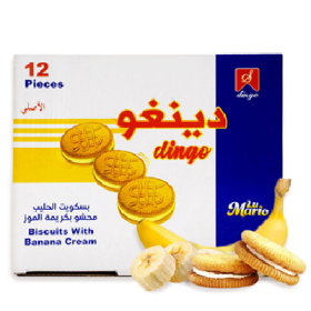 بسكويت دينغو بالموز 12 قطعة