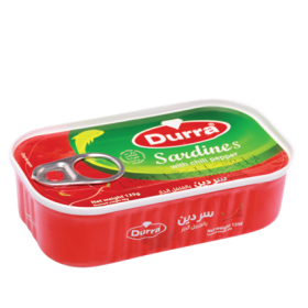 سردين بزيت نباتي 125g مع الفلفل الحار
